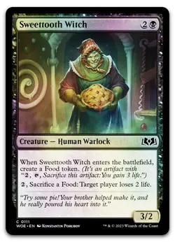 Sweettooth Witch #111 (Foil) (NM) Wilds of Eldraine WOE Magic MTG - Image 1
