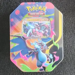 Mega Charizard X and Y Tin Sealed 2026 Set of 2x Pokemon TCG Phantasmal Flames - Image 2