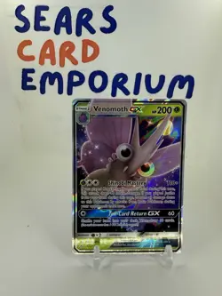 Pokemon Venomoth GX 12/214 SM-Unbroken Bonds Ultra Rare Holo 200 HP Stage 1 - Image 1