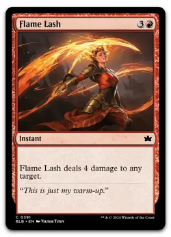 Flame Lash #391 (NM) Bloomburrow BLB Magic MTG - Image 1