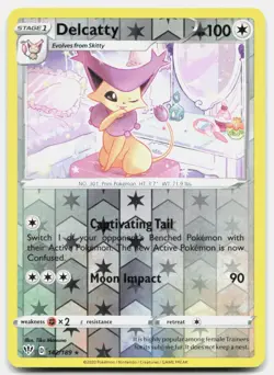 Delcatty Reverse Holo 142/189 Rare Darkness Ablaze Pokemon Near Mint - Image 1