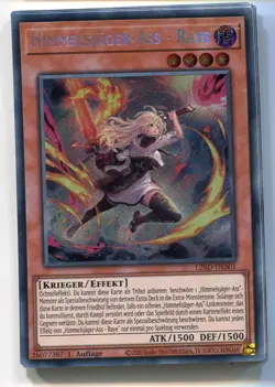 Yu-Gi-Oh! Himmelsjager Ass Raye Secret Rare L26D-DES01 - Image 1