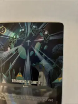 Disney Lorcana Restoring Atlantis Enchanted Fresh From Pack And Into Protection - Image 3