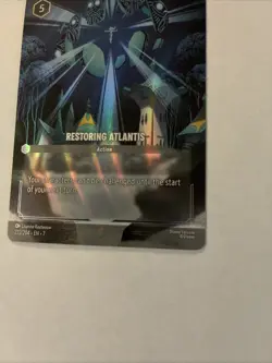 Disney Lorcana Restoring Atlantis Enchanted Fresh From Pack And Into Protection - Image 4