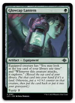 Glowcap Lantern #187 (NM) Lost Caverns of Ixalan LCI Magic MTG - Image 1