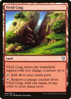 Vivid Crag Commander 2017 NM Land Uncommon MAGIC THE GATHERING CARD ABUGames - Image 1