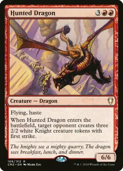 Hunted Dragon Commander Anthology Volume II NM Red Rare MAGIC CARD ABUGames - Image 1