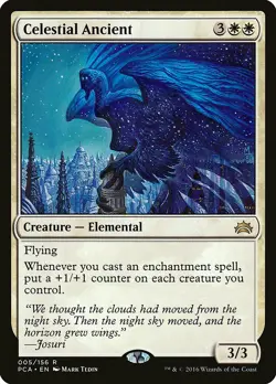 Celestial Ancient Planechase Anthology HEAVILY PLD White Rare MTG CARD ABUGames - Image 1