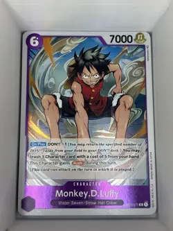 OP03-070 Monkey.D.Luffy English R One Piece TCG Card Game - Image 1