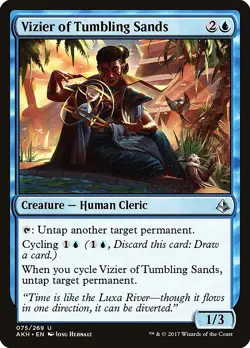 Vizier of Tumbling Sands Amonkhet NM Blue Uncommon MAGIC MTG CARD ABUGames - Image 1