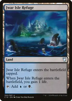Jwar Isle Refuge Commander 2018 () NM Land Uncommon MAGIC MTG CARD ABUGames - Image 1