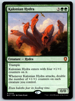 mtg magic Kalonian Hydra ENGLISH Hydre kalonienne commander bloomburrow - Image 1