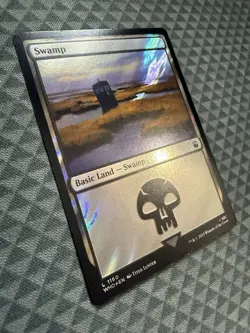MTG Swamp #1160 Surge Foil Basic Land Universes Beyond: Doctor Who (WHO) - Image 2
