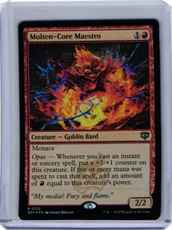 Molten-Core Maestro #125 (Foil) (NM) Secrets of Strixhaven SOS Magic MTG - Image 1