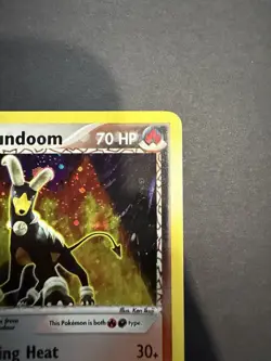 Team Magma’s Houndoom 10/95 EX Team Magma vs Aqua Holo Rare Pokemon Card LP - Image 3