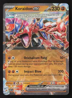 Koraidon ex Double Rare Holo ASC 121/217 NM Pokemon TCG - Image 1