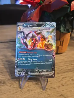 Pokemon TCG Farigiraf EX 108/162 Temporal Forces Double Rare Holo NM/M - Image 1