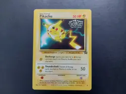 Pokemon - Pikachu 4 Black Star Promo Wizards WB Movie Promo - Image 1