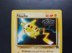 Pokemon - Pikachu 4 Black Star Promo Wizards WB Movie Promo - Image 2