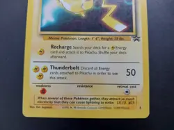 Pokemon - Pikachu 4 Black Star Promo Wizards WB Movie Promo - Image 3