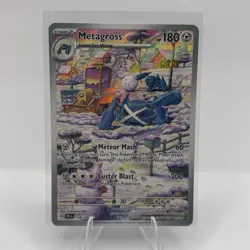 Pokemon 2024 TCG Metagross #178/162 Holo Illustration Rare Temporal Forces NM - Image 1
