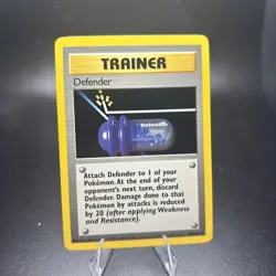 Defender - 80/102 Trainer - Uncommon Base Set - Pokemon Card 1999 - NM -c - Image 1