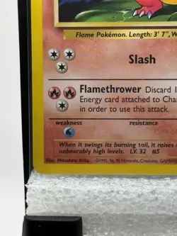 (MP) Charmeleon 24/102 Base Set Unlimited Pokemon TCG Card - Image 3