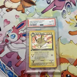 PSA 8 Dark Raichu 1st Edition Team Rocket Holo Rare Pokemon Card #83 NM-MT - Image 1