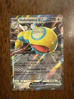 Pokemon TCG - Dudunsparce ex 121/159 Sv09 Journey Together Holo - Image 1