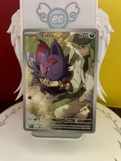 Pokemon TCG N's Zorua 189 Journey Together ETB Promo Holo Card - Image 1