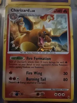 2009 Charizard #1 Arceus Mint Condition Pokemon Card In Sleave. - Image 1