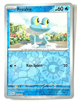 Froakie 039/142 Reverse Holo Common Stellar Crown Pokemon - Pack Fresh Near Mint - Image 1