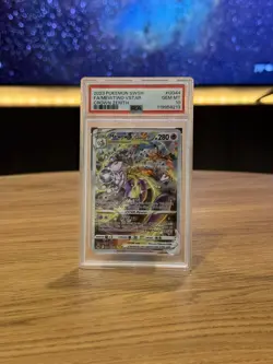 2023 POKEMON SWORD & SHIELD CROWN ZENITH #GG44 FULL ART/MEWTWO VSTAR PSA 10 - Image 1