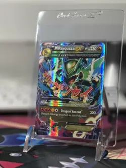 Pokemon M Rayquaza EX 61/108 Roaring Skies Ultra Rare Holo Mega 230 HP 2015 - Image 1