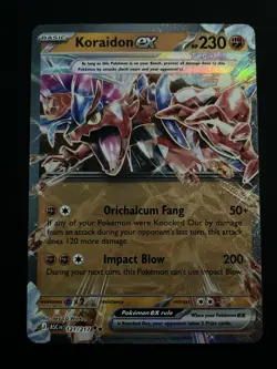 Pokemon TCG Koraidon EX Ascended Heroes 121/217 NM Double Rare - Image 1