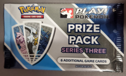 Play! Pokemon Prize Pack Series Three 3 Contains 6 Stamped Cards Sealed - Image 1