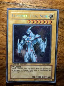 Yugioh Elemental Hero Neos - CT03-EN001 - Limited Edition - Secret Rare VLP - Image 1