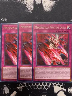 Yu-Gi-Oh 3X Mementotlan Fracture Dance Rare 1st Edition NM Valiant Smashers - Image 1