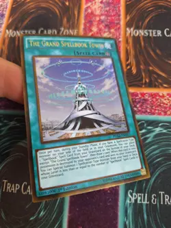 Yugioh The Grand Spellbook Tower PGL2-EN057 Gold Rare 1st Edition Near Mint - Image 2