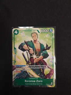 One Piece Roronoa Zoro PRB02-006 Welcome Pack 2026 Vol 1. English Full Art - Image 1