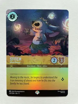 Disney Lorcana TCG Stitch - Alien Dancer EPIC 207/204 Fabled - Image 1