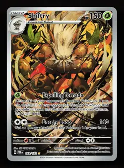 Shiftry 163/162 Illustration Rare Temporal Forces Pokemon Card - Image 1