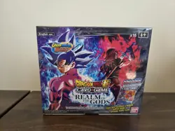 Realm of the Gods B16 Booster Box Dragon Ball Super Card Game Factory Sealed - Image 1