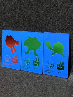 Poliwag Poliwhirl Poliwrath Pokemon Cards Menko Nintendo Very Rare Japanese - Image 5