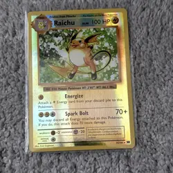 2016 Pokemon XY Evolutions 36/108 Raichu Reverse HOLO Foil LP-MP Pokemon Card - Image 1