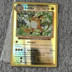2016 Pokemon XY Evolutions 36/108 Raichu Reverse HOLO Foil LP-MP Pokemon Card - Image 2