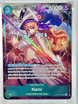 2024 ONE PIECE OP02-036 PREMIUM CARD COLLECTION BEST SELECTION VOL 1 NAMI PSA 10 - Image 2