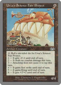 Urza's Science Fair Project Unglued PLD Artifact Uncommon MAGIC CARD ABUGames - Image 1