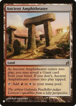 Ancient Amphitheater - Light Play MTG The List - Image 1