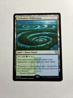 Turbulent Wilderness - Commander: Secrets of Strixhaven MTG Plus Bonus Rare!!! - Image 1